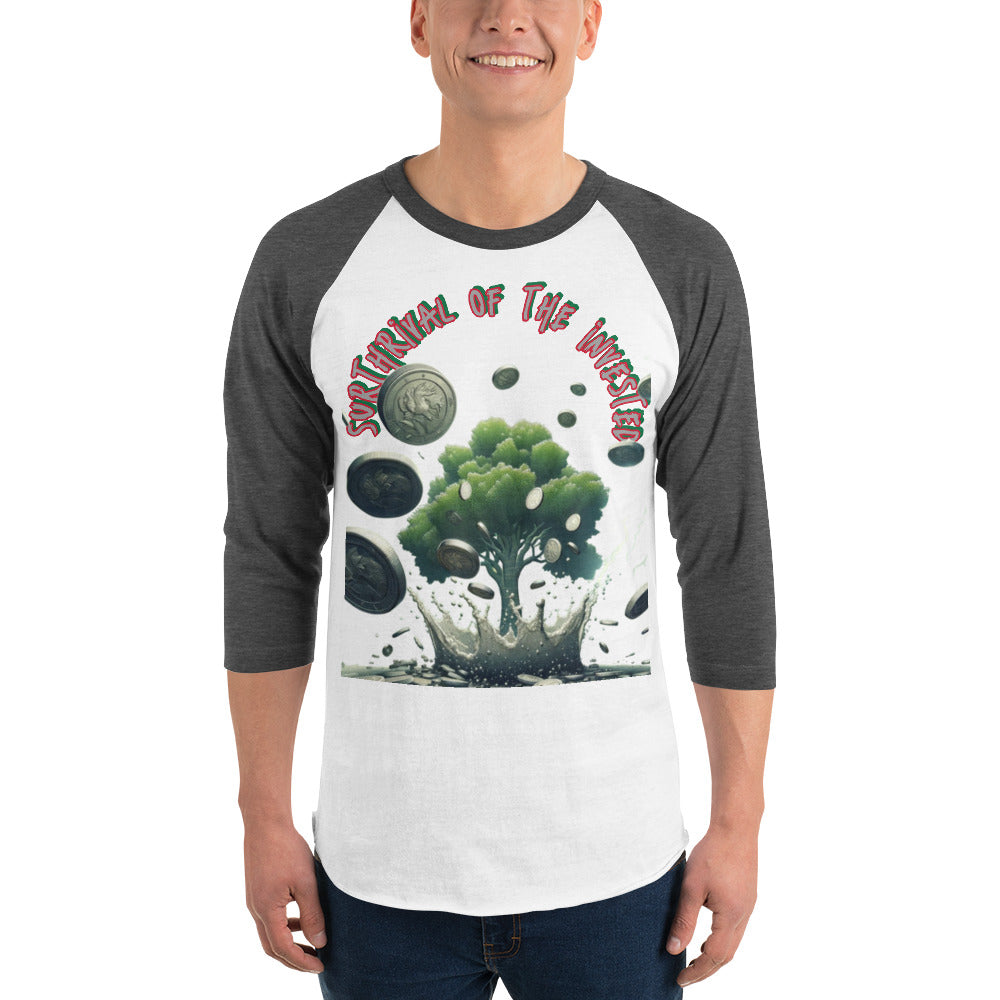 3/4 sleeve raglan shirt