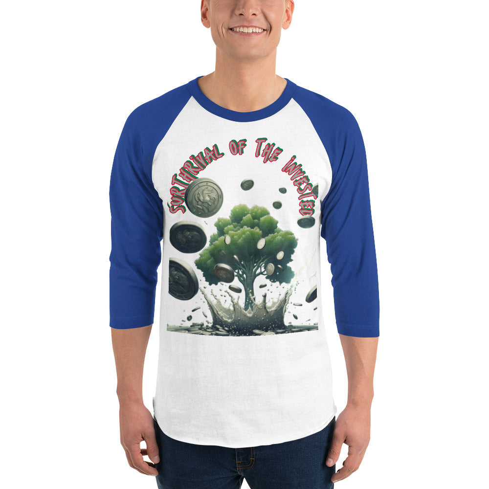3/4 sleeve raglan shirt